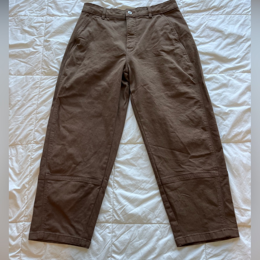 Everlane Utility Barrel Pants in Cocoa